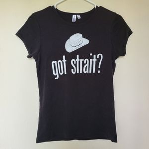 ◇got strait? Black tshirt◇